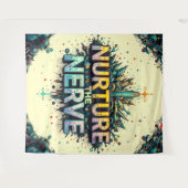 Verzorg de zenuw extra groot wandkleed (Voorkant (horizontaal))