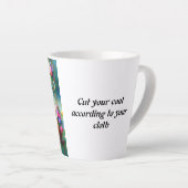 Verzorgd door liefde: een kopje troost latte mok (Rechterhoek)