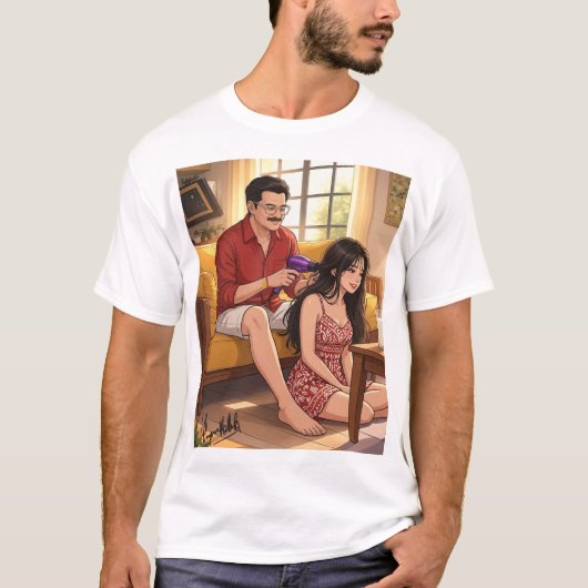 Verzorgd door Liefde T-shirt (Voorkant)