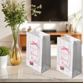 Verzorgde Eén Boog Bloem 1e Verjaardag Klein Cadeauzakje