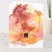 VERZORGENDE BAND TUSSEN VADER EN DOCHTER KAART (Achterkant)