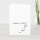 Verzorger Bedankt Card Floral (Achterkant)