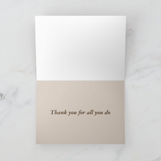 Verzorger Bedankt voor een man (Binnen)