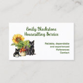 Verzorger huisoppas visitekaartje (Voorkant)