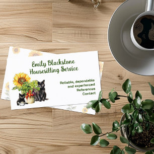 Verzorger huisoppas visitekaartje