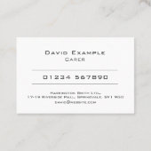 Verzorger met foto van Holder Care Assistant Visitekaartje (Achterkant)