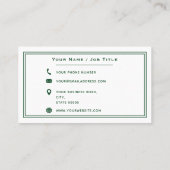 Verzorging Gazon Aanleg Beplanting Boomverzorging Visitekaartje (Achterkant)