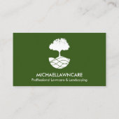 Verzorging Gazon Landschap Buitentuinman Visitekaartje (Achterkant)