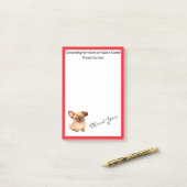 Verzorging Hond Persoonlijke Luxe Moderne Collecti Post-it® Notes (Op bureau)