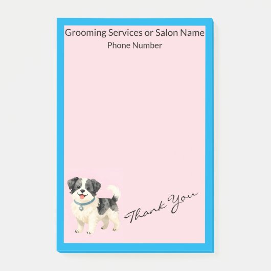 Verzorging Hond Persoonlijke Moderne Collectie Post-it® Notes (Voorkant)