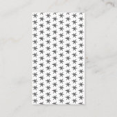 VERZORGING INSTRUCTIES Boho Whimsical Line Art Visitekaartje (Achterkant)