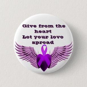 Verzorging met liefde_ ronde button 5,7 cm