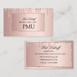 Verzorging na PMU Microblading Henna Salon Visitekaartje