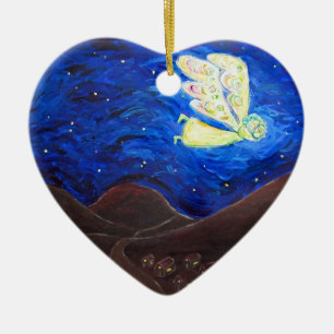 Verzorging van de Soul Angel met Baby Art Gift Orn Keramisch Ornament