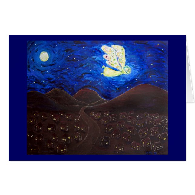 Verzorging van de Soul Angel Note of Wenskaarten (Voorkant Horizontaal)