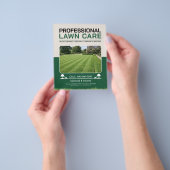 Verzorging van gazons flyer (Hand)