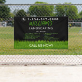 Verzorging van gazons, landschapsarchitectuur, maa spandoek (Insitu)