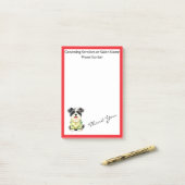 Verzorging van huisdieren Gepersonaliseerde luxe t Post-it® Notes (Op bureau)