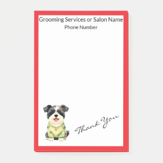Verzorging van huisdieren Gepersonaliseerde luxe t Post-it® Notes