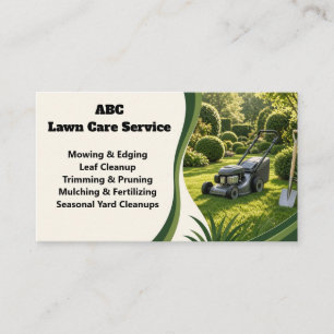 Verzorging van versgemaaid gazon visitekaartje