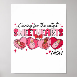 Verzorging Voor Liefjes NICU Verpleegster Valentij Poster