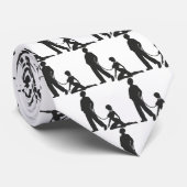 Verzorging voor vrijgezellenfeest stropdas (Opgerold)