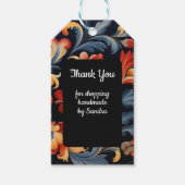 Verzorgingscadeaukaart Rosepaint Rosemaling 1 van  Cadeaulabel (Voorkant)