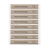 Verzorgingsdienst Gazon Seizoensgroeten Retouradre (Vel)