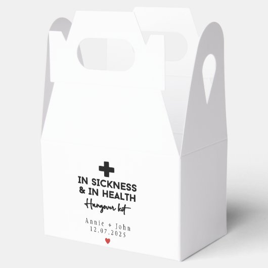 Verzorgingsdoos met katerkit bedankdoosjes (Geopend)