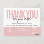 Verzorgingsgids voor cake, V2 Verzorgingsinstructi Briefkaart (Achterkant)