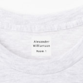 Verzorgingshuis Bewoner Naam Kamer Nummer Labels (Aangebracht)