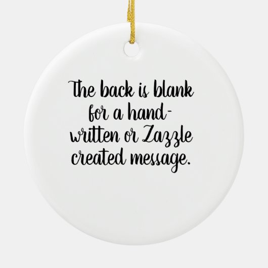 Verzorgingsornament Keramisch Ornament (Achterkant)