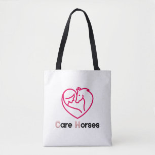 Verzorgingspaarden Nationale Paardenbeschermingsda Tote Bag