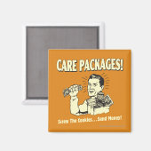 Verzorgingspakketten: Schroefkoekjes verzenden $ Magneet (Voorkant / Achterkant)