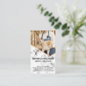 Verzorgingsproducten om Hond te Scheren Visitekaartje (Staand voorkant)