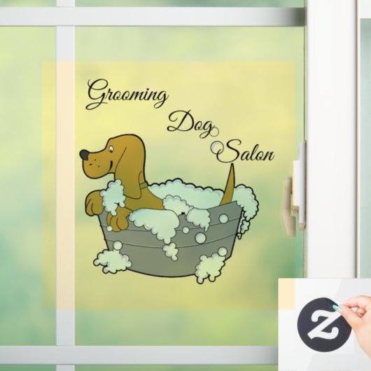 Verzorgingssalon Raamsticker (Huis)