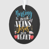 Verzuring in Mijn veinen Christelijke RN verpleegs Ornament (voorkant)