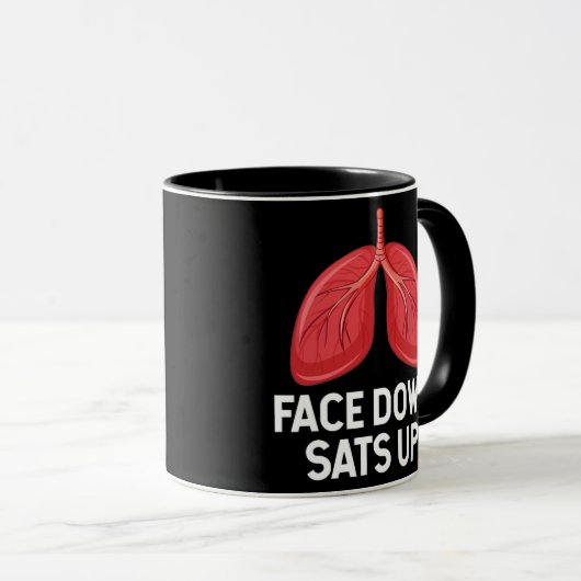 Verzwoegd gevoel omhoog Ademhalingsstelsel Therapi Mok (Voorkant rechts)