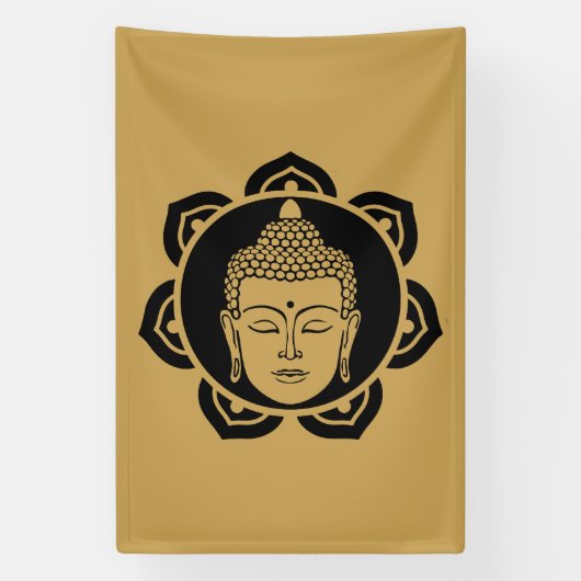 Vesak Boeddha Boeddha Purnima Boeddha dag Spandoek (Verticaal)