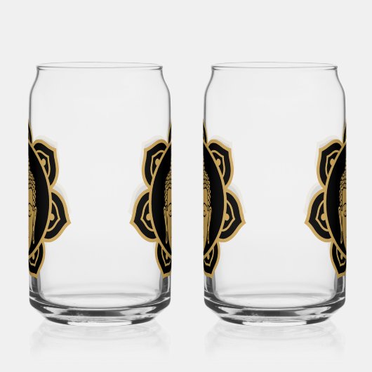 Vesak Buddha Blikvorm Glas (Rechts)