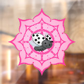 Vesak Buddha Ladybug Raamsticker (Vel 2)