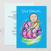 Vesak Lotus Monnik Zen Kaart (Voorkant / Achterkant)
