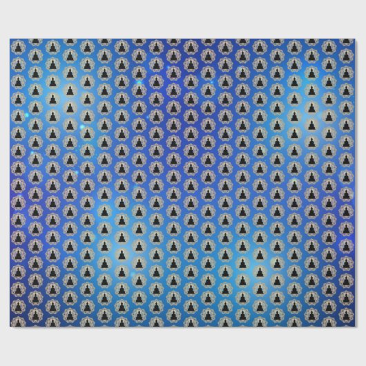 Vesakdag Boeddha en Mandala Vaisakha Purnima Cadeaupapier (Vlak)