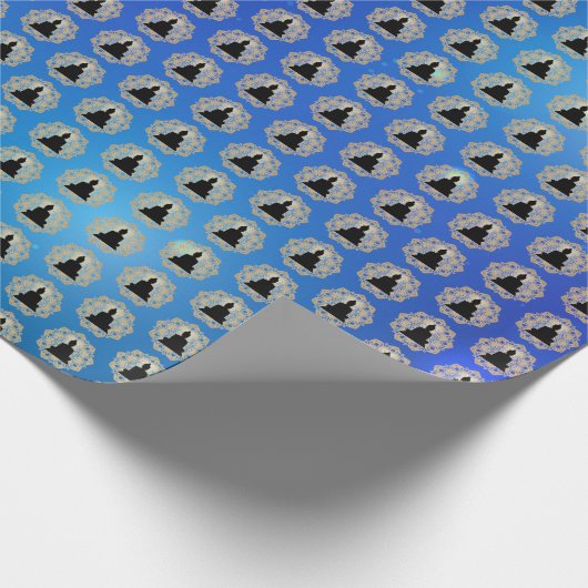 Vesakdag Boeddha en Mandala Vaisakha Purnima Cadeaupapier (Hoek)