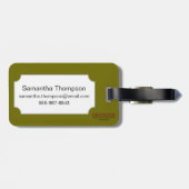 Vesalius: Skelet Systeem Bagagelabel (Achterkant horizontaal)