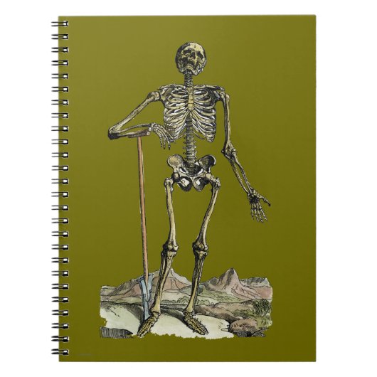 Vesalius: Skeletspierstelsel- en Notitieboek (Voorkant)