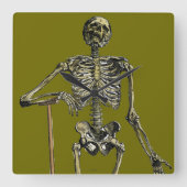 Vesalius: Skeletspierstelsel- en Vierkante Klok (Voorkant)