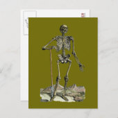 Vesalius: Skeletstelsel Briefkaart (Voorkant / Achterkant)