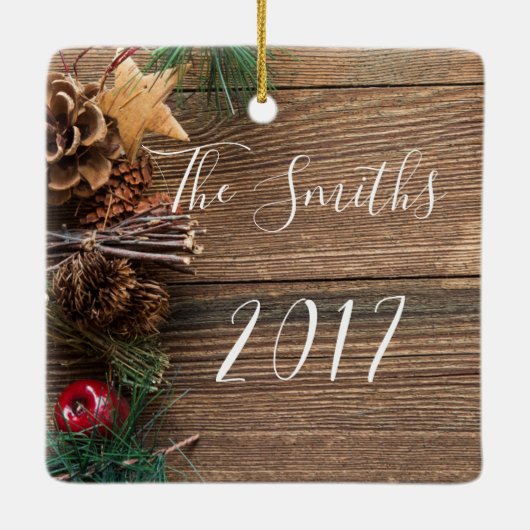 Veselé Vánoce Chrsitmas Ornament (Achterkant)