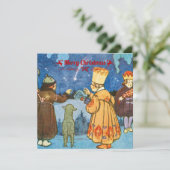 Veselé Vánoce, van Zdenek Guth, kerstfeestdag Feestdagenkaart (Staand voorkant)